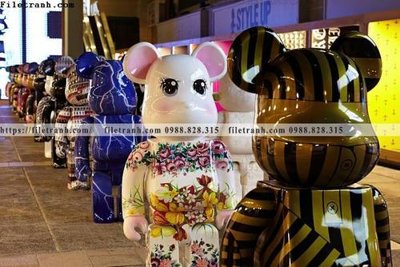 File gốc gau KAWS tranh treo 537 (PSD/TIFF) độ phân giải cao