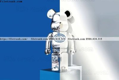 File gốc gau KAWS tranh treo 541 (AI/EPS) cho in ấn