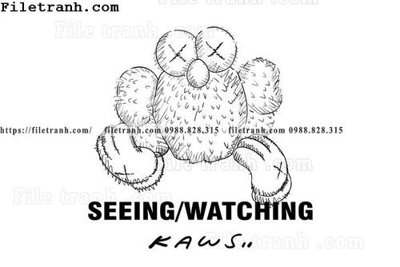 Tải về file gốc gau kaws moi 128 (chuẩn in ấn)