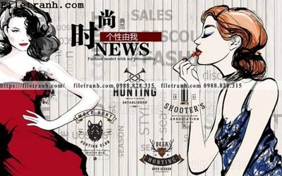 Download file gốc giay dan tuong nen cua hang quan ao 103 (in lụa) hoa lá