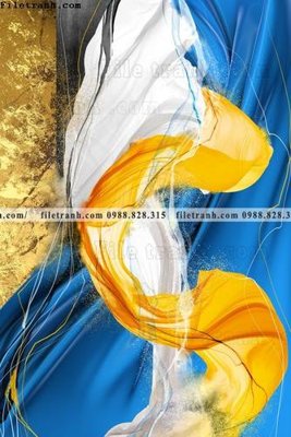 File tranh hien dai sang trong anh sang truu tuong 311 (bản gốc) in canvas