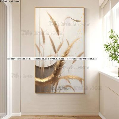 File tranh in tráng gương hinh anh bong lau vang 504 (siêu nét)