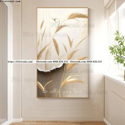 File gốc hinh anh bong lau vang 509 (in mica) trang trí