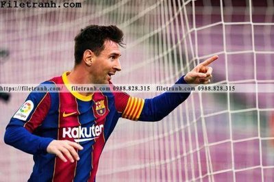 File gốc in tráng gương hinh anh cau thu bong da Messi 183 chi tiết