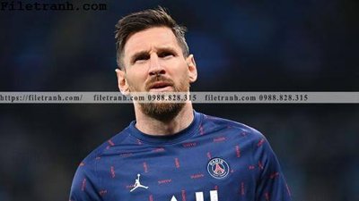 File PSD hinh anh cau thu bong da Messi 223 (chất lượng in ấn)