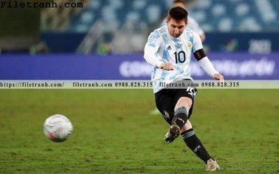 Tải file tranh hinh anh cau thu bong da Messi 266 (gốc) tại Filetranh.com