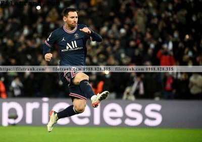 File tranh hinh anh cau thu bong da Messi 286 (gốc) chủ đề trừu tượng