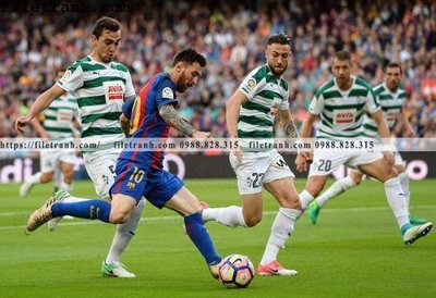 File tranh hinh anh cau thu bong da Messi 309 (file gốc) chuẩn màu in