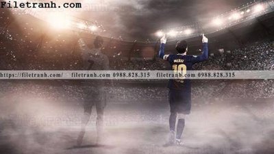 File gốc hinh anh cau thu bong da Messi 342 (in mica) làm bảng hiệu