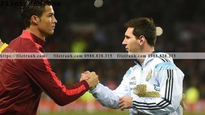 File tranh hinh anh cau thu bong da Messi 362 (gốc) in film