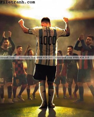 Tải file tranh gốc hinh anh cau thu bong da Messi 373 chất lượng cao