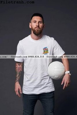 File gốc hinh anh cau thu bong da Messi 424 (cho in 3D) độc đáo