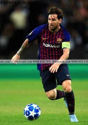 File gốc in mica hinh anh cau thu bong da Messi 425 chất lượng