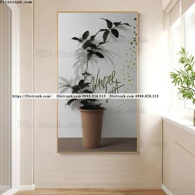 Tệp tin gốc hinh anh cay xanh phong cach wabi sabi 516 (dùng cho in ấn) chuyên nghiệp