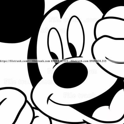 Hình ảnh file gốc in trần nhà hinh anh chuot Mickey 108