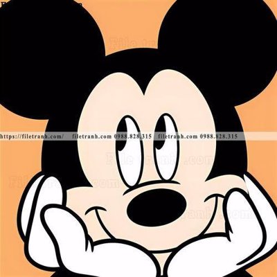 Hình ảnh file gốc in trần nhà hinh anh chuot Mickey 111
