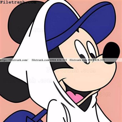 Download file gốc hinh anh chuot Mickey 117 (in mica) trong suốt