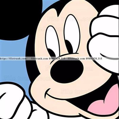 File tranh hinh anh chuot Mickey 119 (gốc) chủ đề tĩnh vật