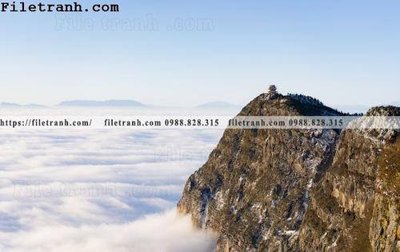 Tải file hinh anh dinh nui may va bien 123 (ảnh gốc) in gạch 3D