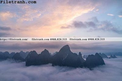 File gốc hinh anh dinh nui may va bien 156 (in 3D) cho trang trí