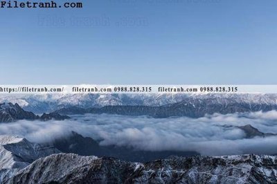 File tranh hinh anh dinh nui may va bien 162 (ảnh gốc) độ nét vượt trội