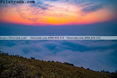 File tranh gốc hinh anh dinh nui may va bien 171 (bản quyền) file PSD