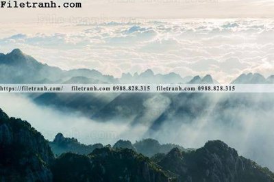 File tranh hinh anh dinh nui may va bien 202 (gốc) chủ đề trừu tượng