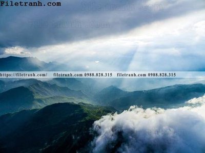 File PSD hinh anh dinh nui may va bien 265 (gốc) cho in quảng cáo