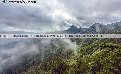 File tranh hinh anh dinh nui may va bien 284 (gốc) chủ đề trừu tượng