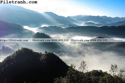 File tranh quảng cáo hinh anh dinh nui may va bien 302 (download file gốc)