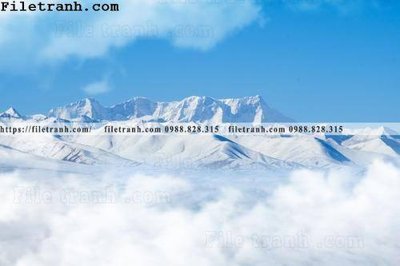 File PSD hinh anh dinh nui may va bien 310 (gốc) nhiều lớp (multi-layer)