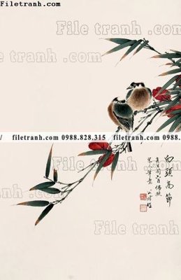 File PSD hinh anh hoa chim co 662 (chất lượng in ấn)