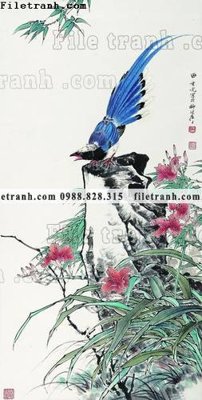 Tải file hinh anh hoa chim co 675 (ảnh gốc) in tráng gương