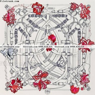 File in lụa hinh anh hoa tiet Hermes 607 (hoa văn) hinh anh hoa tiet Hermes 607