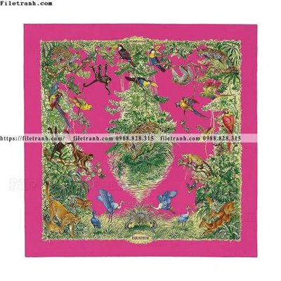 Tải file hinh anh khan quang co Hermes 502 (PSD) cho in tranh kính