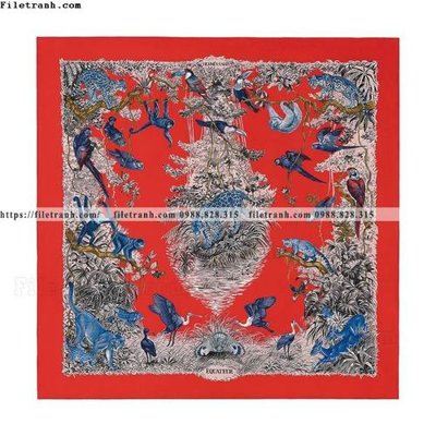 Tải file hinh anh khan quang co Hermes 521 (gốc) in ấn chất lượng