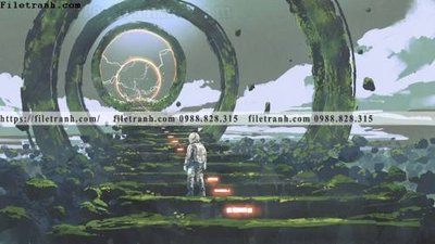 File tranh hinh anh mong mo va cong nghe 520 (gốc) chủ đề trừu tượng