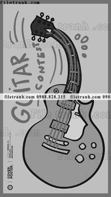 File tranh trang trí hinh anh nhac cu am nhac my 1500 (file gốc)