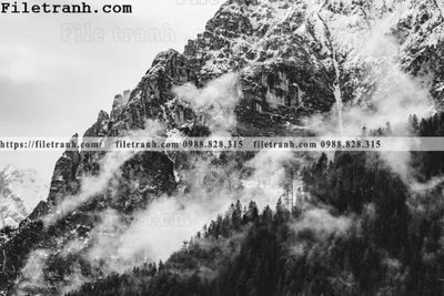 File tranh gốc in trần nhà hinh anh nui den trang 136 3D