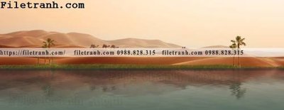 File tranh gốc hinh anh phong canh sa mac yen tinh 180 chủ đề hiện đại