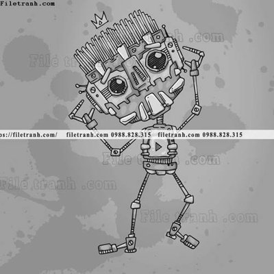 Tải file tranh hinh anh robot steampunk 1518 (ảnh gốc) ngay