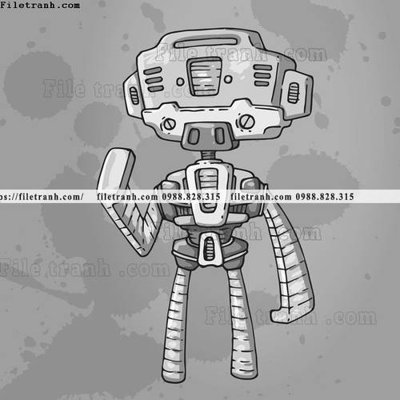 File in trần hinh anh robot steampunk 1530 (bản gốc) bầu trời