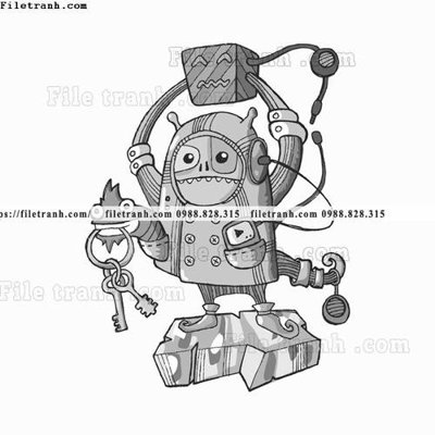 File gốc hinh anh robot steampunk 1560 (Filetranh.com) hinh anh robot steampunk 1560
