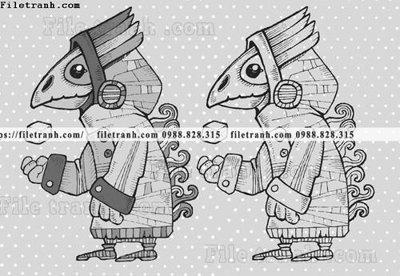 File gốc hinh anh robot steampunk 1563 (PSD/TIFF) độ phân giải cao