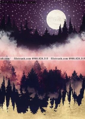 File tranh hinh anh son Morandi doc 118 (bản gốc) in lụa 3D