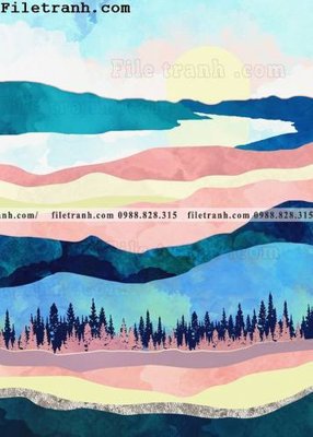 File tranh hinh anh son Morandi doc 144 (gốc) in vải canvas