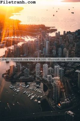 File tranh in tráng gương hinh anh thanh pho doc tuyet dep 120 (siêu nét)