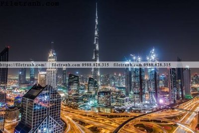 Download file gốc hinh anh thanh pho ngang dep 132 (in lụa) tranh 3D