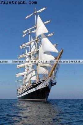 File tranh gốc hinh anh thuyen buom tren bien 110 (bản quyền) độc đáo