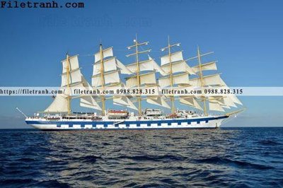 Tải file hinh anh thuyen buom tren bien 122 (PSD) cho in tranh 3D